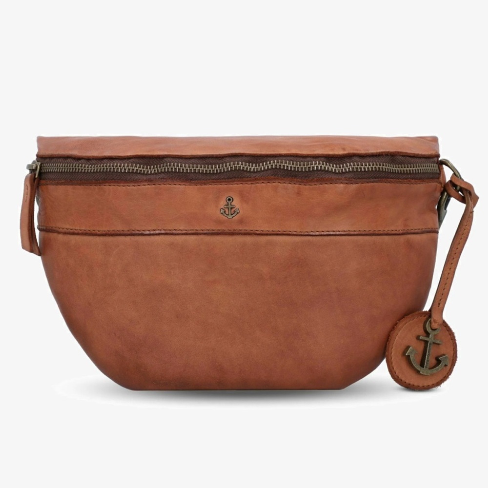 Harbour 2nd NWT women’s JUTTA leather crossbody bag charming cognac brown purse